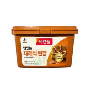 해찬들 재래식 된장 3kg x1개