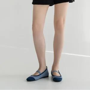 소피아 니트 메리제인 플랫 Light Blue 1cm (FLS1F1SP036T1)