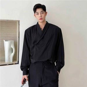 남자 생활 템플스테이 수트 한복 세트 바지 상의 오버핏
