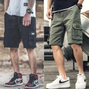 일상복 남성하의 반바지 비치 캐주얼룩 5부팬츠 (45bxt)