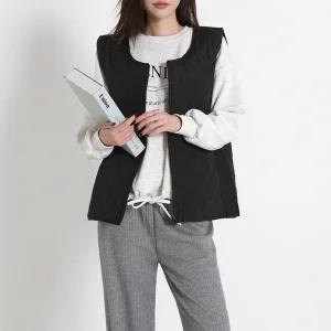 [시크루즈] 애그 다이아 경량 패딩 조끼(L-XL)_BDCS396