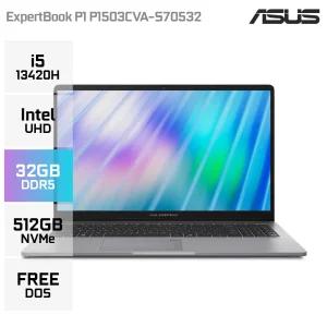 ASUS ExpertBook P1 P1503CVA-S70532 인텔i5 13420H 인강용 사무용 노트북 32GB 512GB YO