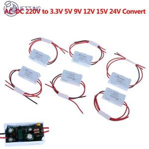 AC-DC 전원 공급 장치 모듈 미니 소형 컨버터 AC 1A 5W 220V to DC 3V 5V 9V 12V 1PC