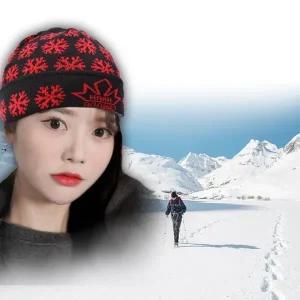 눈꽃 숏 비니 롱 하후 겨울 방한 모자 따뜻한 패션 스포츠 등산 낚시 골프 자전거 포근한 캡