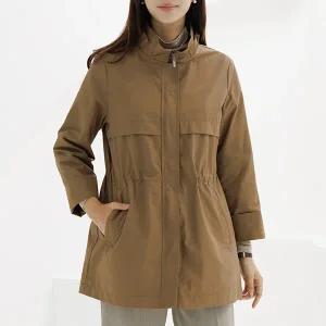 (∼99size)셔링이중케이프자켓 OUE5004_DC