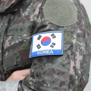 파랑 와펜브로치 빈티지와팬 태극기패치 가방꾸미기 미니와펜 가방꾸미기 태극기와펜 빈티지와팬