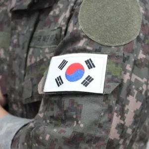 흰색 전역모와펜 옷스티커 와펜장식 곰신선물 곰신선물 옷스티커 와펜장식 가방장식 커스텀와펜