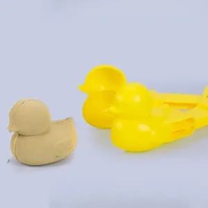 오리 눈집게 눈오리틀 집게 스노우덕 스노우볼 메이커 눈덩이 눈뭉치 제조기