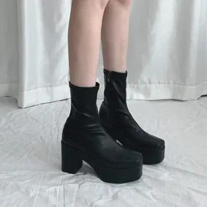 부츠힐 로우힐 봄구두 가을신상 통굽 가을 부티 겨울