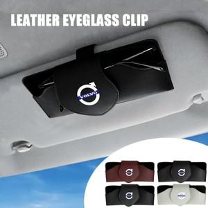 볼보 차량용 범용 선바이저 안경 정리함, 잡화 거치대, XC90 V90 D5 D2 S90 S80 S70 T5 T6 T8 V40 V50 D6