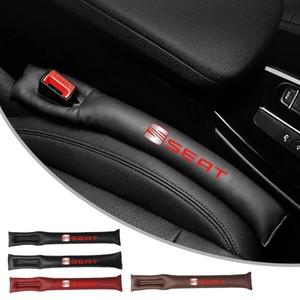 카본 파이버 카시트 틈새 필러 가죽 소프트 사이드 심 플러그 (SEAT Leon FR Altea Ibiza Cordoba Alhambra