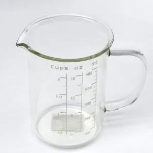마카 유리 계량컵 비커 용량컵 제빵 계량컵 500ml 유리계량컵 대형계량컵 식당계량컵
