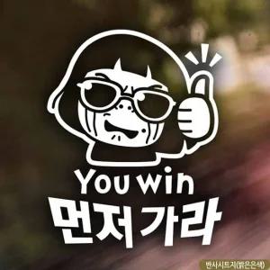 운전 안전 자동차 스티커 초보운전 알림 반사형 초보운전 차량스티커