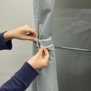 행거 옷걸이 시스템 옷장 간이 3단 비키니 조립식 그레이 비키니장 시스템행거 옷걸이행거