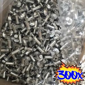 10-300pcs 알루미늄 합금 해머 확장 리벳 네일 헤드 피어싱 스테인레스 스틸로드 나사 패스너 하드웨어