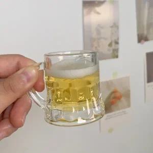 미니 맥주 손잡이 소주잔 50ml 캠핑 소주잔