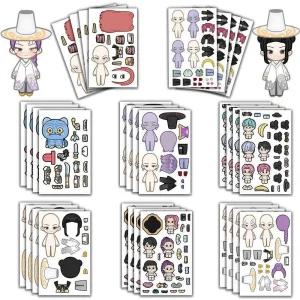 케데헌 스티커 DIY 헌트릭스 루미 케이팝 카드 진우 데몬헌터스 사자보이스 코스프레 어린이