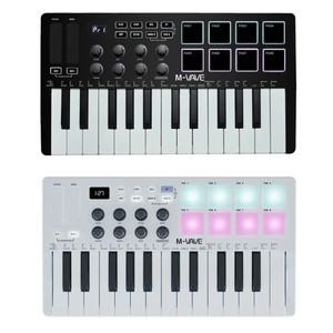 M-VAVE MIDI 제어 키보드 SMK-25 미니 소형 USB 휴대용 컨트롤러  충전식 부품