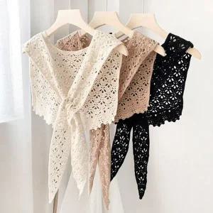 펀칭니트 어부바 케이프 숄 ELS-122-WFHP6G2