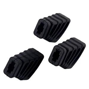 33WD 3PCS/세트 구성 요소 드럼 키트 스탠드 매트 삼각대 스탠드 고무 창조자 의자 발 드럼 스툴 다리 패드