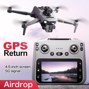 2025 K19Max GPS 리턴 드론 5G 8K HD 듀얼 카메라 Dron 원격 스크린 무 지향성 장애물 회피 RC 장난감 선물