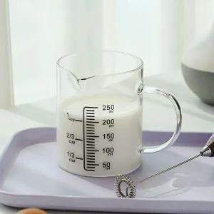 저그 손잡이 다용도 내열유리 계량컵 250ml 손잡이계량컵 커피저그