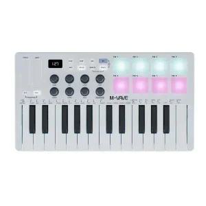 M-VAVE MIDI 키보드 MIDI 컨트롤러 휴대용 배열 키보드 RGB 스트라이크 패드 -SMK25