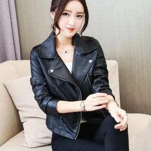 ONM 여성 슬림핏 라이더자켓 아우터 가을 점퍼 레더재