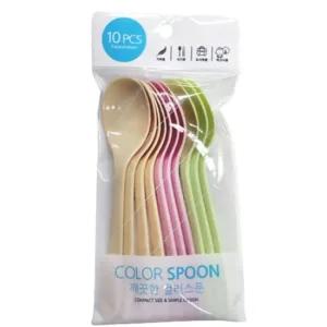 그린 스푼 일회용숟가락세트 국물수저세트 플라스틱수 일회용숟가락세트 국물수저세트 플라스틱수저세트
