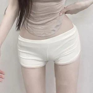 [하프클럽/]허리밴딩 배색라인 운동복돌핀 핫팬츠 데일리