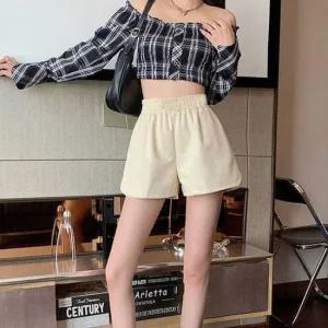 사이드 옆트임 골덴 허리밴딩 데일리 아이템 반바지