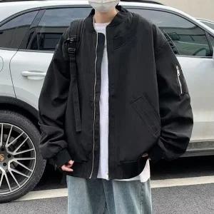 [하프클럽/]남성 라운드넥 블루종 포켓 디자인 가을 자켓 IS JK32 셔츠 아우터