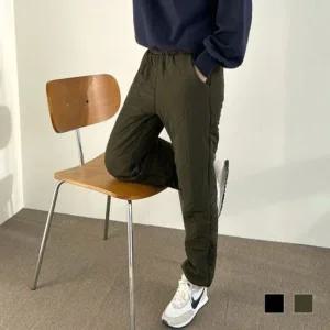여자패딩바지 코타퀼팅조거패딩바지 방한바지 기모바