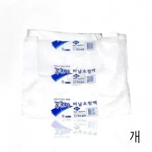 푸르미 손잡이 비닐봉투 유백색 별대 47X58cm X 5개 (WFJZ9LC)