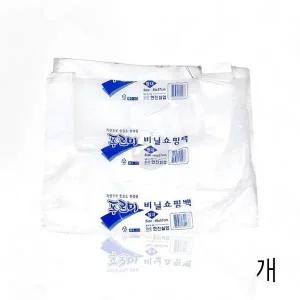 푸르미 손잡이 비닐봉투 유백색 별대 47X58cm X 5개 (WFJZ9LC)