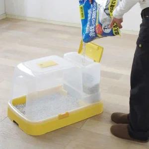 [콩심팥심]아이리스 반자동 고양이 화장실