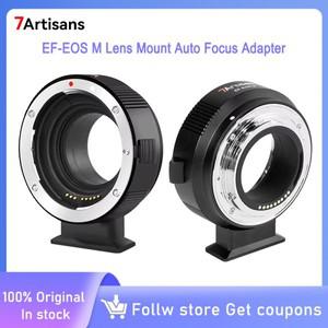 7artisans EF-EOS M 렌즈 마운트 자동 초점 어댑터 캐논 카메라와 호환 가능