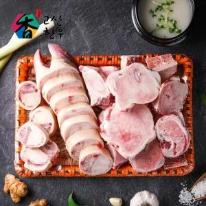 [고산농협][9월 30일 오전5시 주문건까지 명절전출고] [냉동] 고산한우 보신 채반세트5호(사골2kg+우족1개)