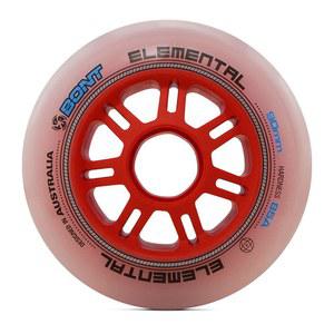 본트 스케이트 - 85A 엘리멘탈 인라인 스피드 휠 올 라운더 실내 실외 90mm 100mm 110mm 125mm (110mm (6개 세트)