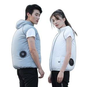 충전식 냉각 조끼 선풍기 쿨조끼 냉방 유니폼 의류 선풍기잠바 여름작업복 52 5KG