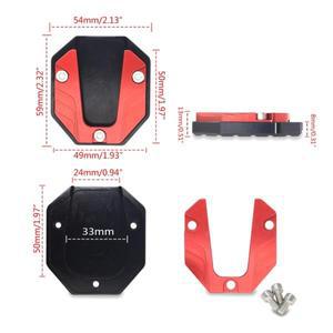 스쿠터 바이크 오토바이 킥 스탠드 익스텐더 풋 사이드 확장 Yamaha Xj6 Cb125r Suzuki Bandit 600 K1600gt
