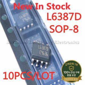 10 개/몫 L6387 SMD SOP-8 LCD 전원 칩 IC 재고 있음