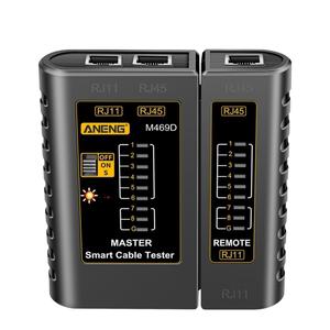 ANENG 케이블 랜 테스터 네트워크 케이블 테스터 네트워크 수리 도구 UTP LAN M469D RJ45 RJ11 RJ12 CAT5