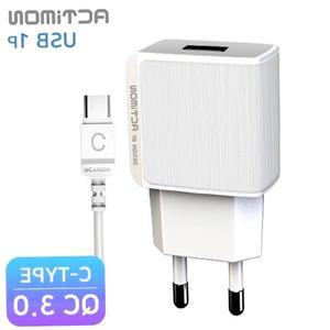 파나이  고속충전기 QC 3.0 18W USB C타입 빠른충전기 케이블