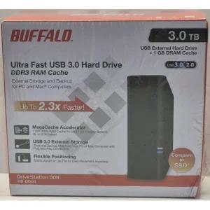 Buffalo 기술 - 장비tation DDR HD-GDU3 3TB 외장형 USB 3.0/2.0 Drive 데스크탑 노트북 HDD 하드디스크[세