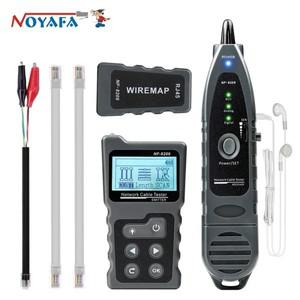 NOYAFA NF- 8209 네트워크 케이블 추적기 Cat5 PoE 테스터 NCV 및 램프가 있는 전압 측정 오류 거리 감지