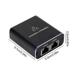 1000Mbps 인터넷 분배기 1입력 2출력 USB 전원 케이블 포함 LAN 고속 네트워크 PC TV 박스 라우터 공유기용