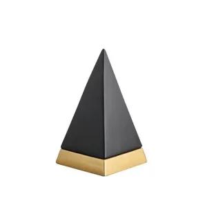 세라믹 피라미드 장식품 대형 인테리어 소품 거실 공예품 디자인 핸드메이드 세라믹