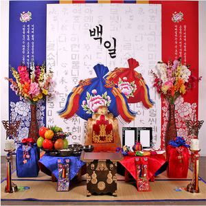 백일상대여 돌상대여 전통돌상 전통백일상 무료한복 12종
