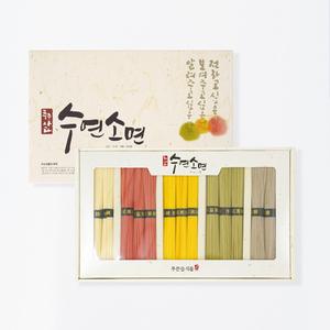 충주 사과 국수 오색 수연소면 1.5kg